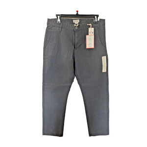 NWT Men's Jeans Dockers Alpha Khaki Slim tapered Grey geometric pattern Sz 33X30